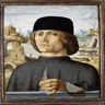 Francesco del Cossa, Portrait d'homme tenant une bague Francesco del Cossa, Portrait d'homme tenant une bague